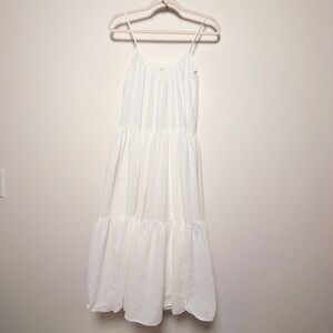 Chic White Midi Dress